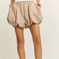 BUBBLE SHORT - KHAKI