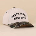 HAPPY IS THE NEW RICH SNAPBACK HAT