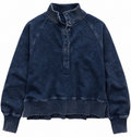 AE BLUE HOUR MOCKNECK