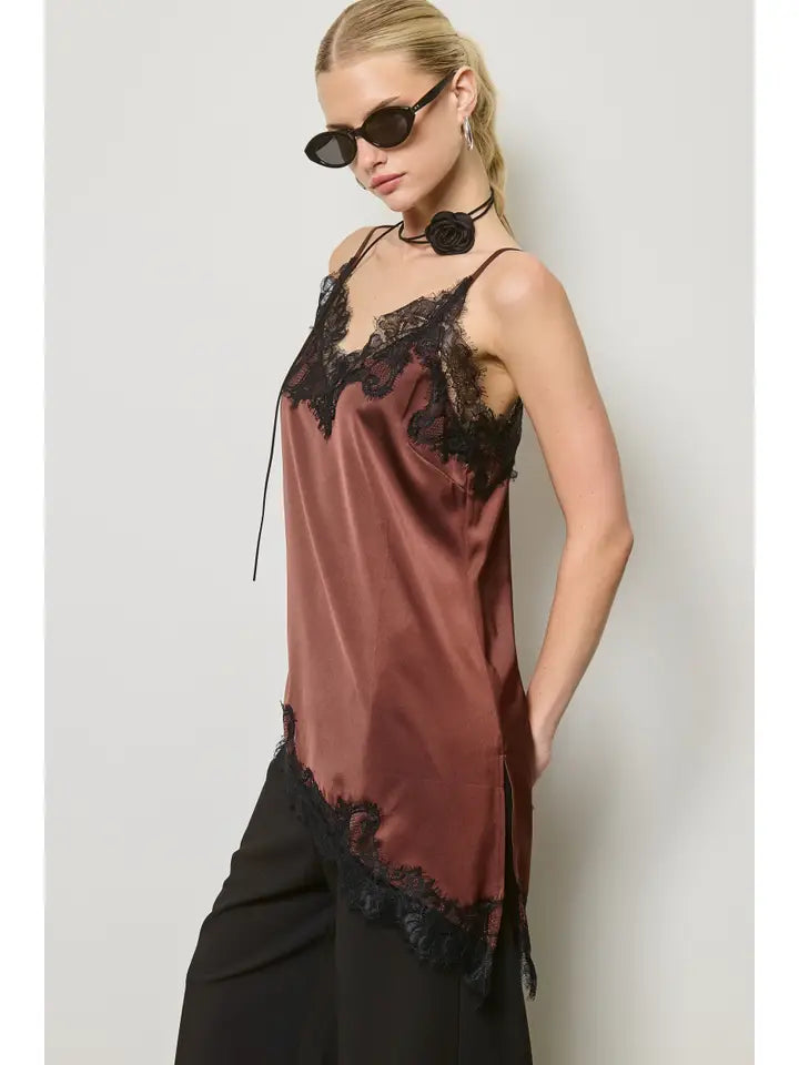 THE AFTER HOURS LACE CAMI