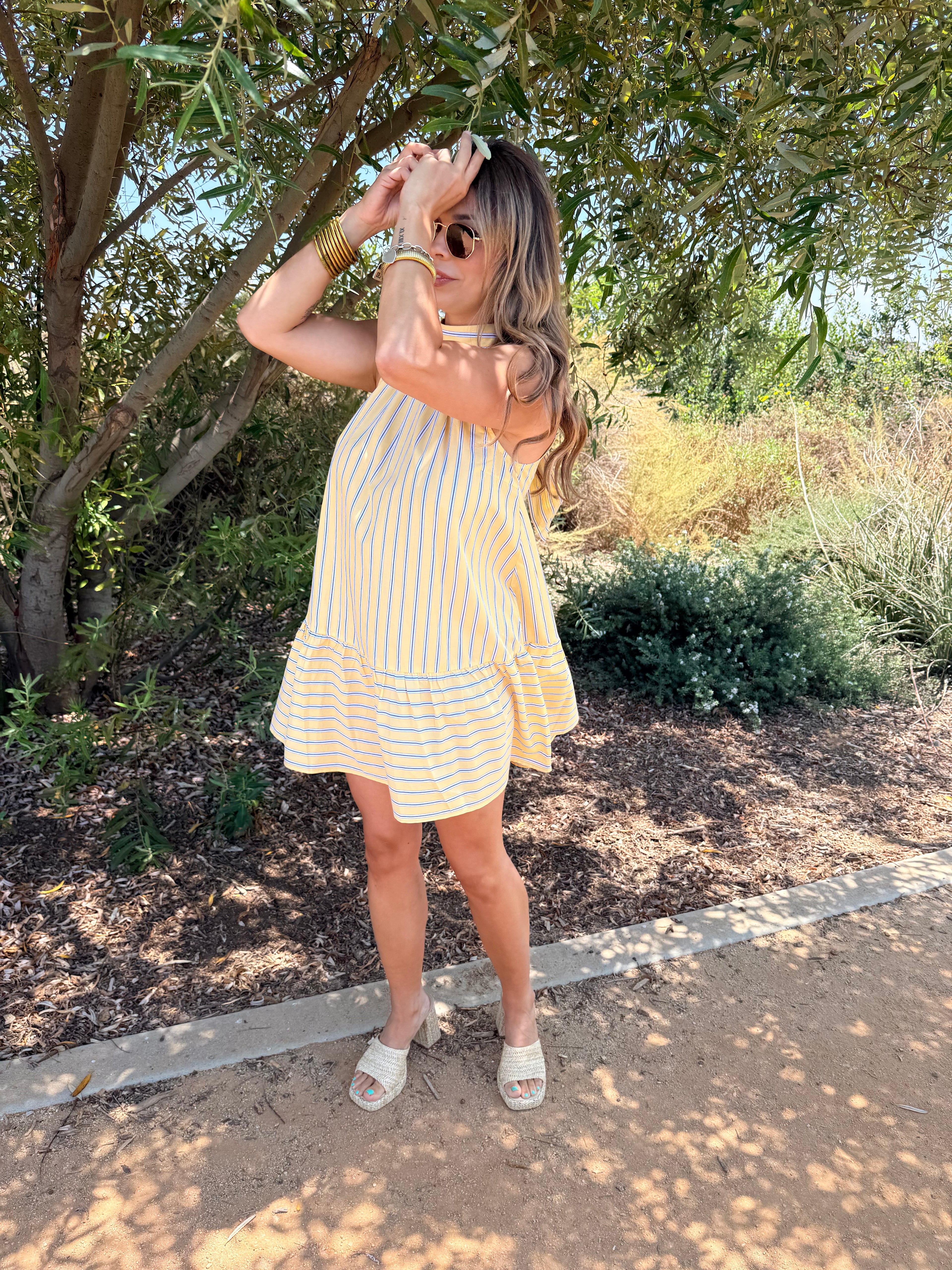 GOLDEN HOUR STRIPE DRESS