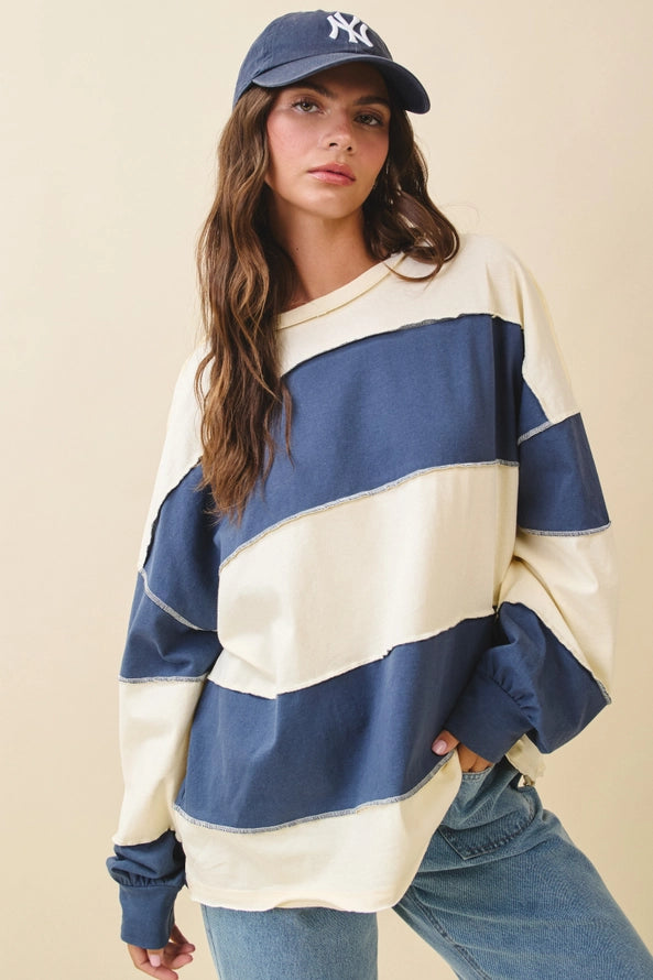 BLUEBELL OVERSIZED LONG SLEEVE