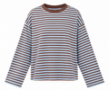 THE BLUE MOCHA STRIPE TEE