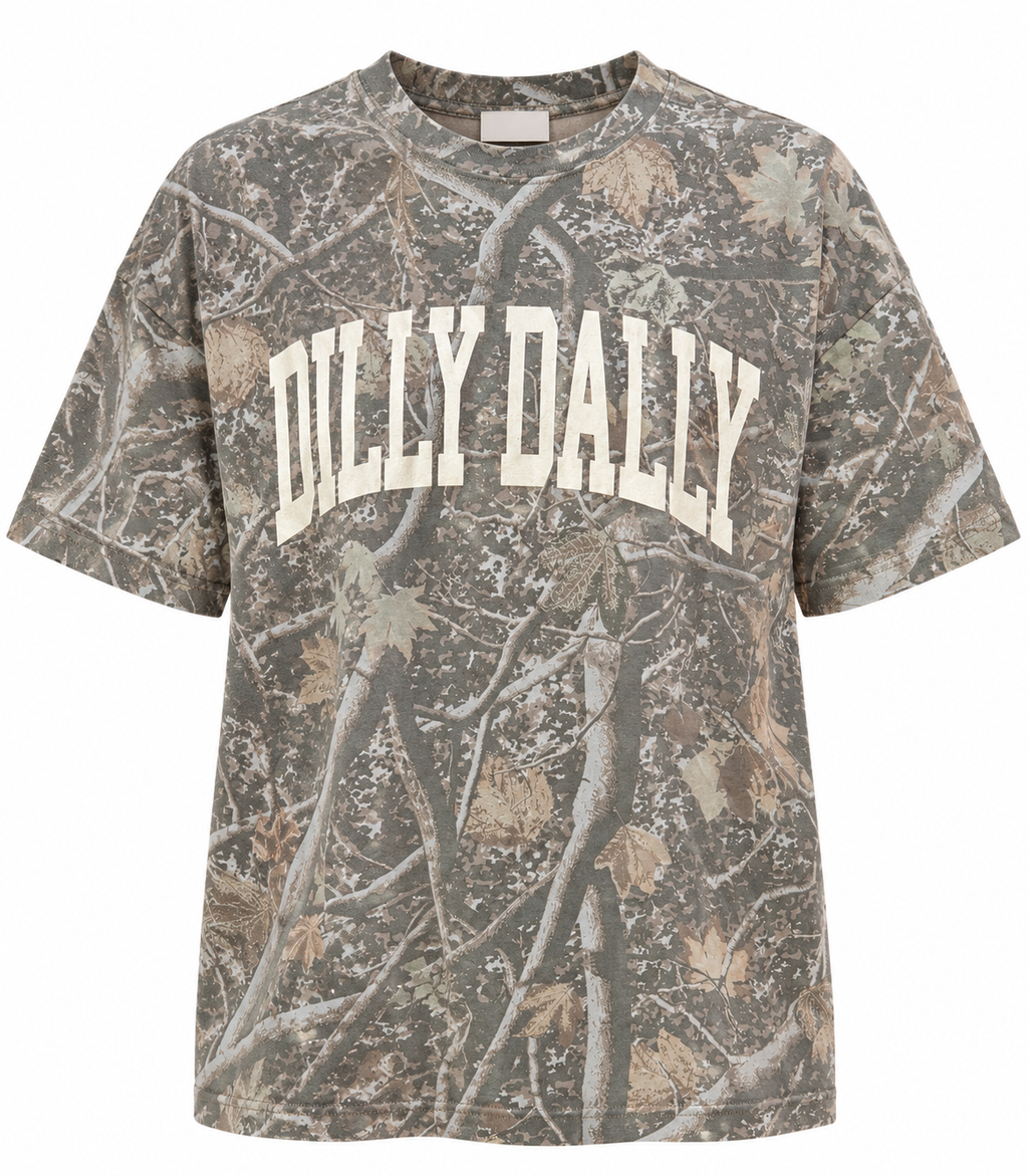 DILLY DALLY CAMO TEE