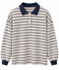 THE HARBOR STRIPE POLO