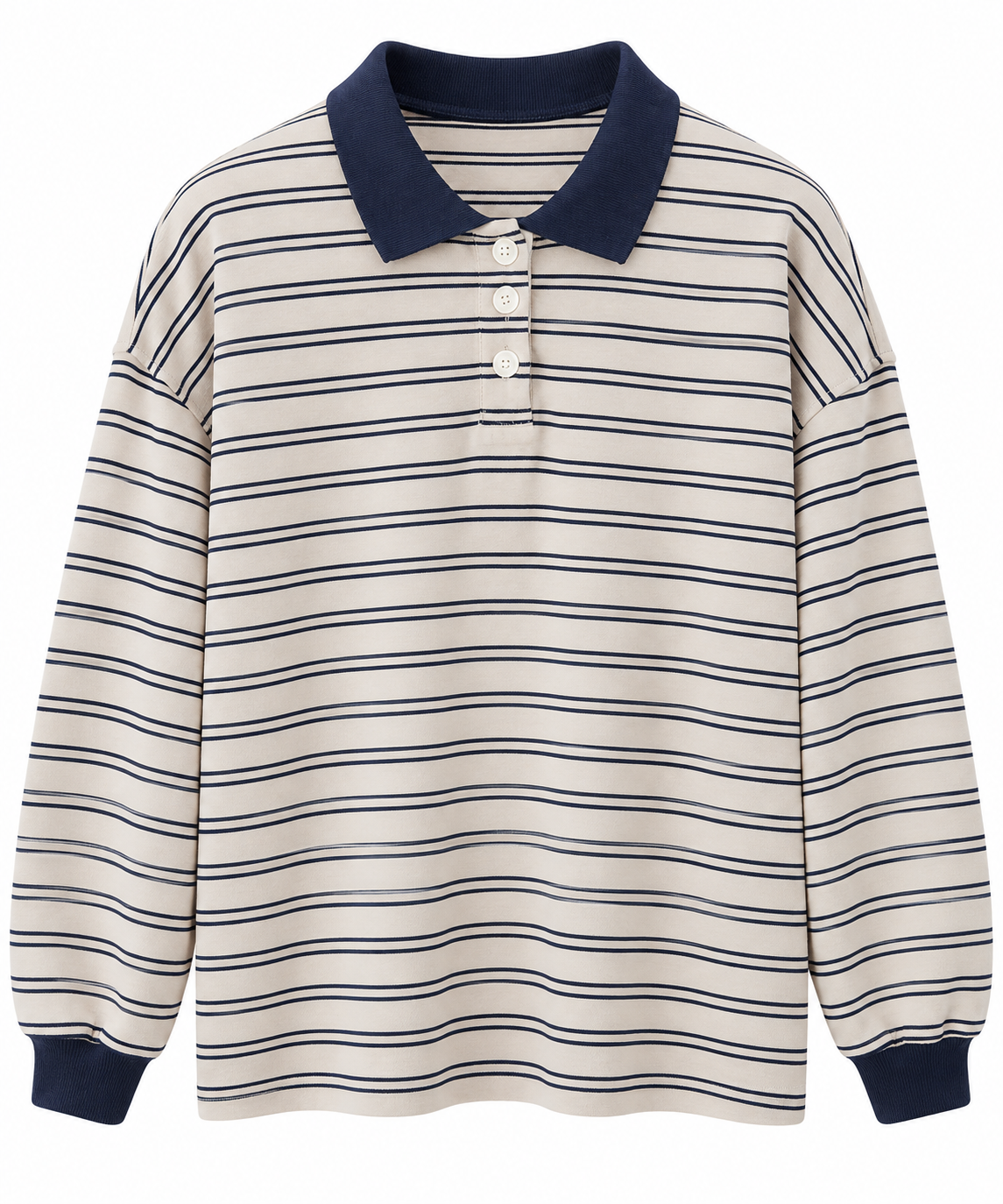 THE HARBOR STRIPE POLO