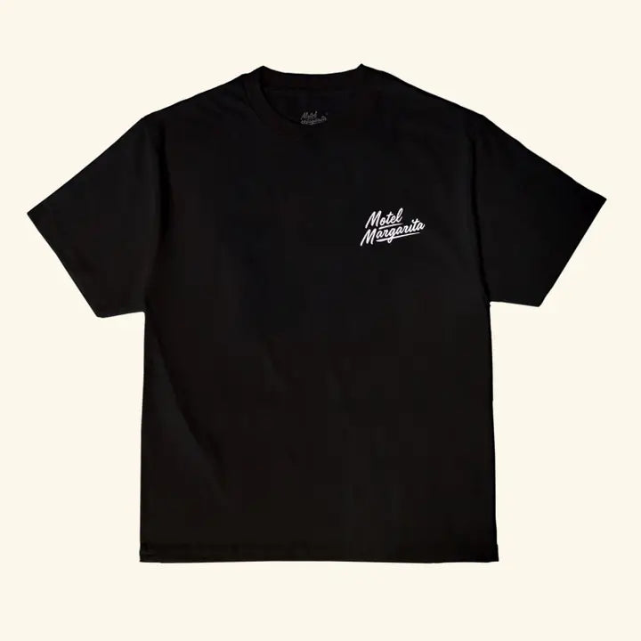 MOTEL MARGARITA - IF LOST TEE - BLACK