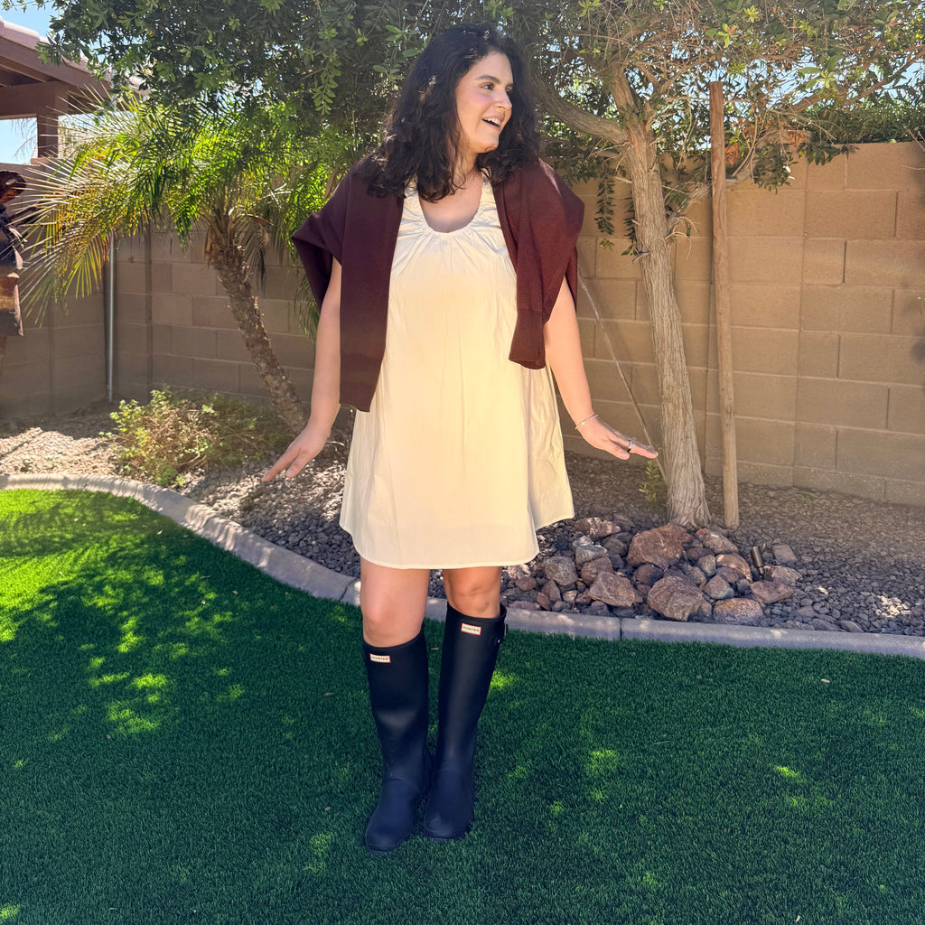 NEUTRAL MUSE DRESS
