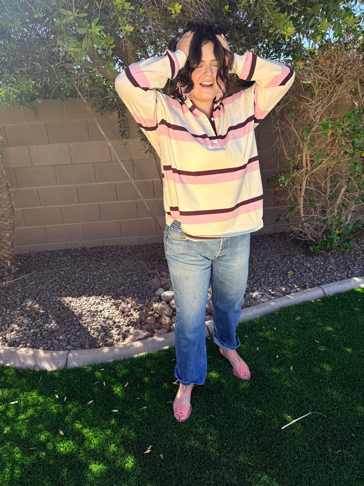 THE PINK PROMISE POLO
