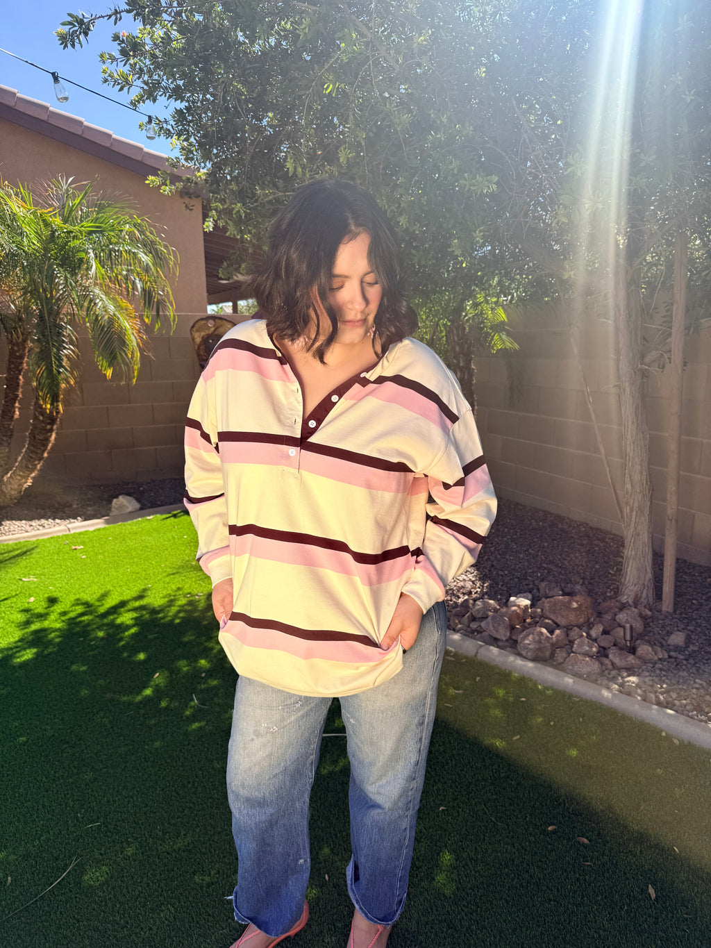 THE PINK PROMISE POLO