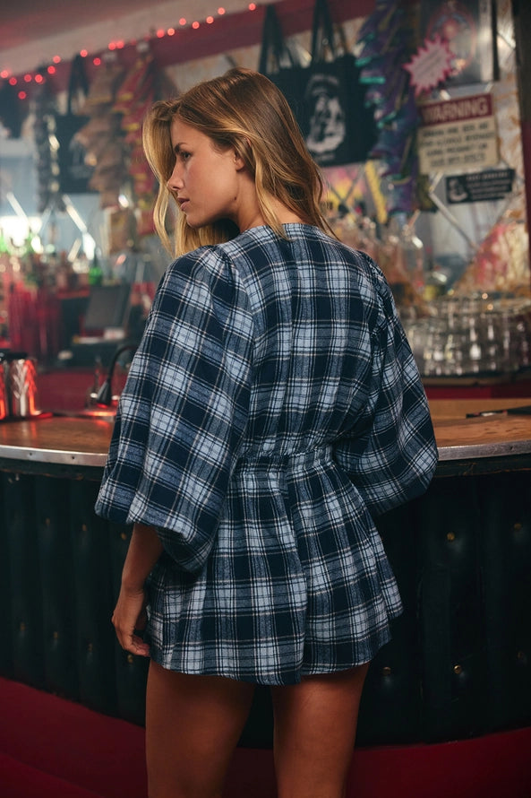 SKYE GINGHAM ROMPER