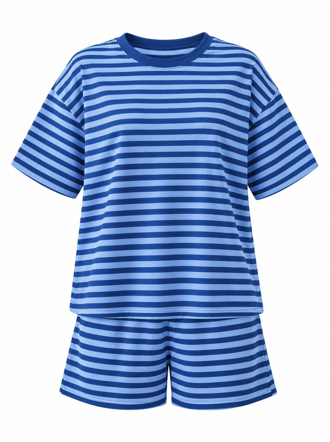 NAVY STRIPE SET