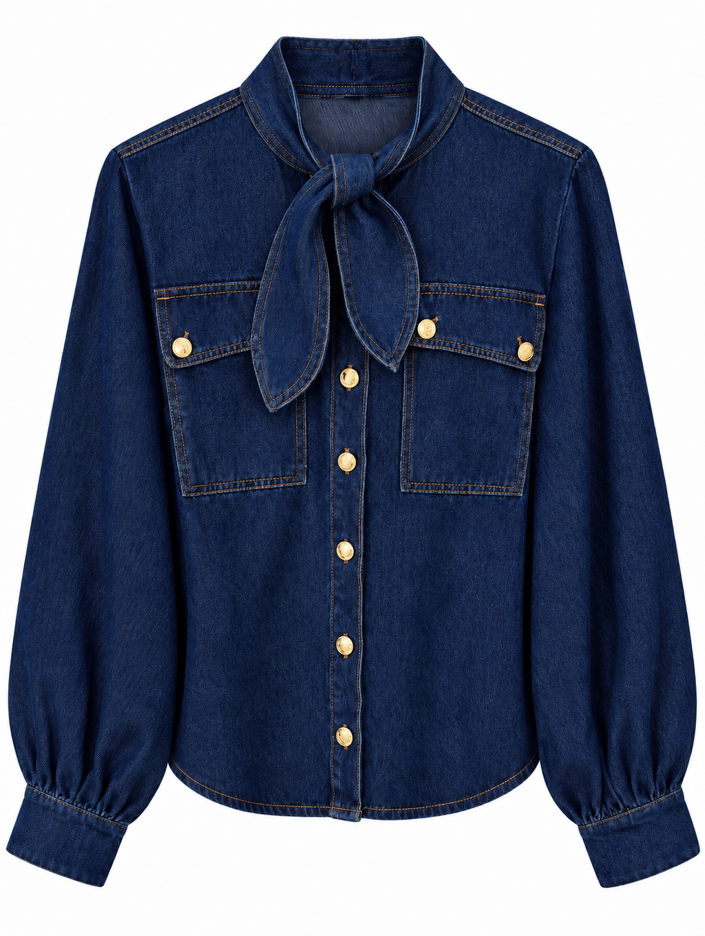 THE SUNDAY SOCIAL DENIM TOP