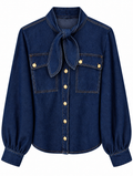 THE SUNDAY SOCIAL DENIM TOP
