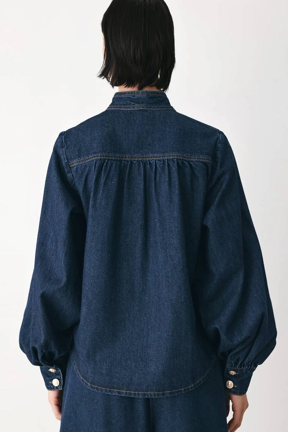 THE SUNDAY SOCIAL DENIM TOP